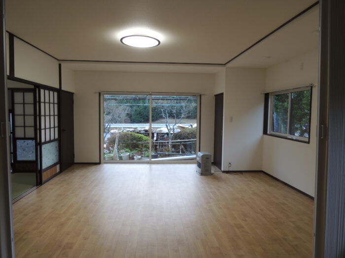 リフォーム施工事例：田村市都路町　広々プライベートルーム