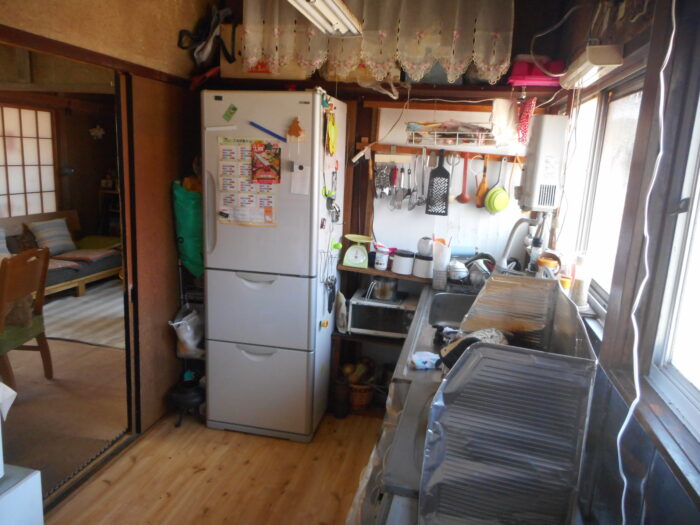 リフォーム施工事例：白河市　キッチンリフォーム　barのような空間 Before