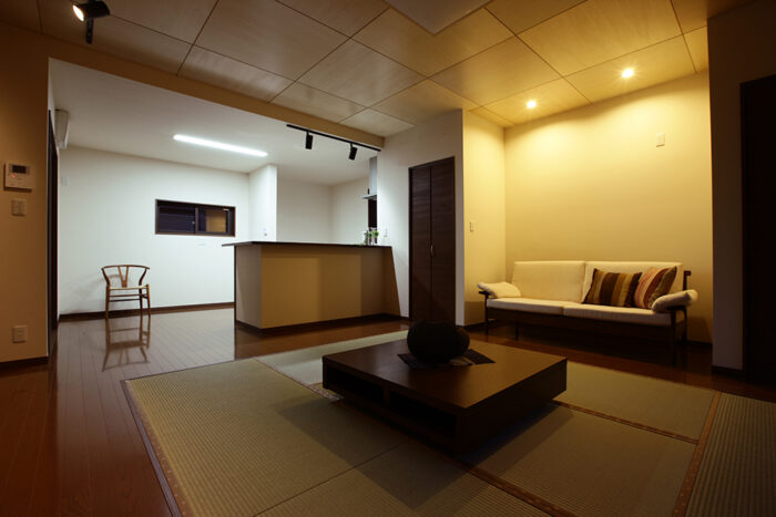 リフォーム施工事例：福島市　LDKリフォーム　夫婦団らん和モダン空間