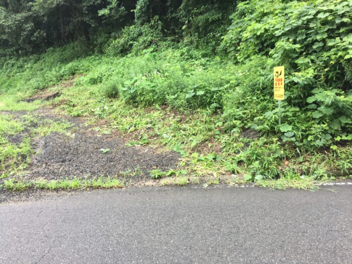 リフォーム施工事例：白河市　エキステリアリフォームで安心スロープ Before