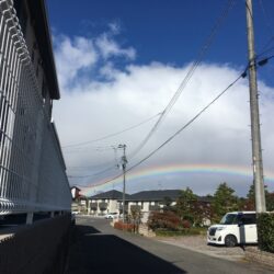 オノヤ 須賀川リフォームショールーム ブログ「お客様邸からキレイな虹」