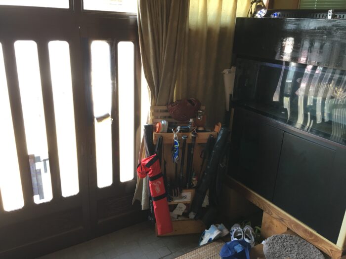 リフォーム施工事例：須賀川市　重厚で繊細な和モダン玄関 Before