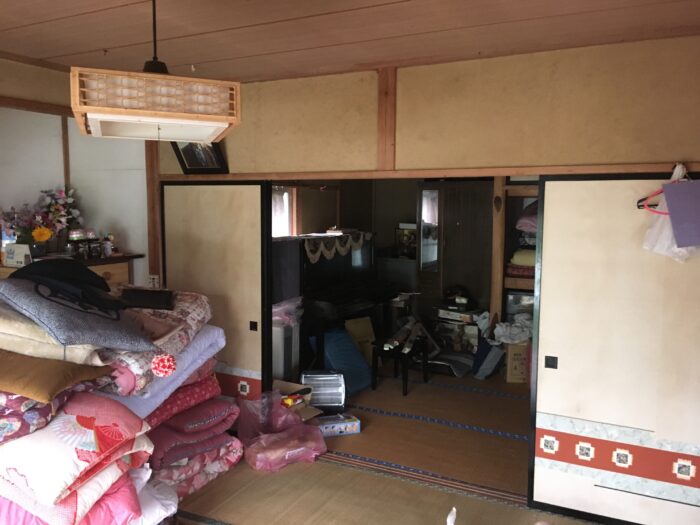 リフォーム施工事例：田村市都路町　広々プライベートルーム Before