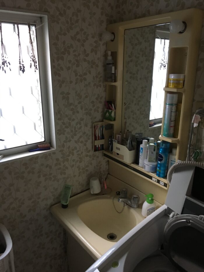 リフォーム施工事例：須賀川市　洗面室リフォーム Before