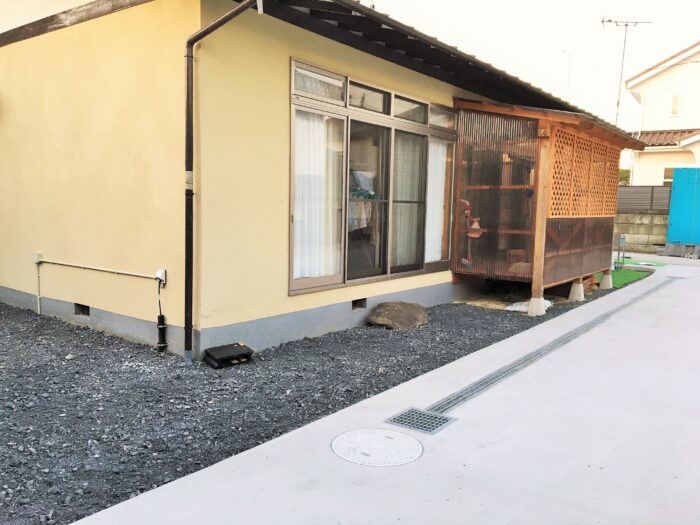 リフォーム施工事例：白河市　これで安心！手入れいらずのお庭へリフォーム