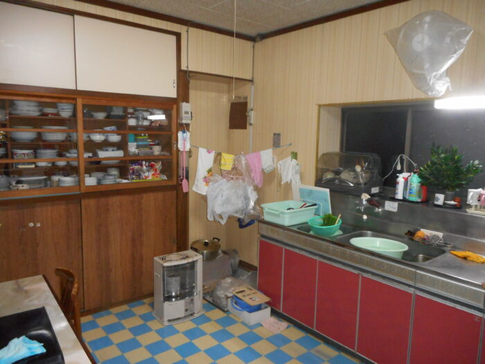 リフォーム施工事例：郡山市　キッチンリフォーム　ダイニングキッチン Before