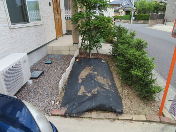 リフォーム施工事例：郡山市　外構工事リフォーム Before