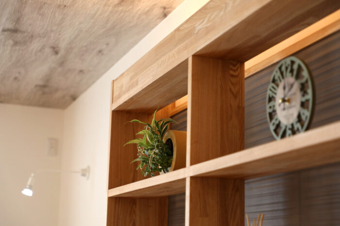 リフォーム施工事例：須賀川市　LDKリフォームで飾り棚を