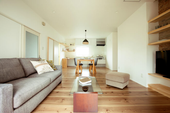 リフォーム施工事例:須賀川市 表情豊かな素材が作る暖かい住まい