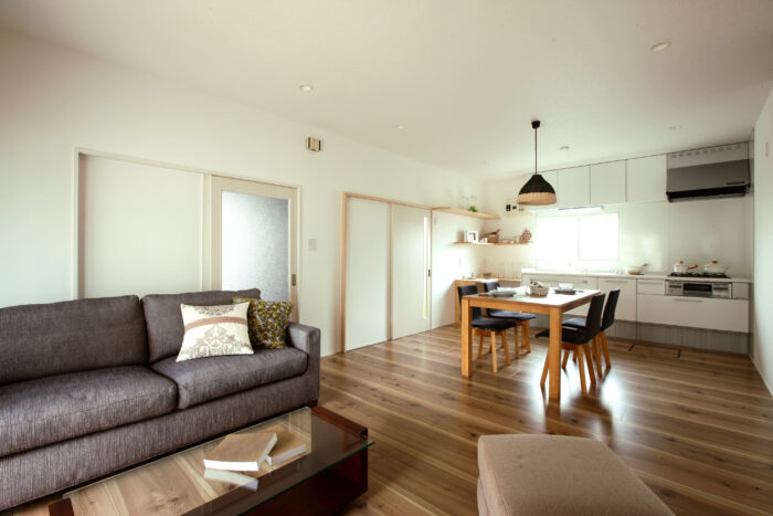 リフォーム施工事例:須賀川市 表情豊かな素材が作る暖かい住まい