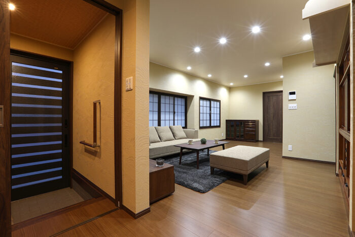 リフォーム施工事例：須賀川市　フルリフォーム　和の趣を感じるモダンテイスト