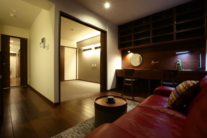 リフォーム施工事例：福島市　「収納家具で魅せる」マンションリノベーション