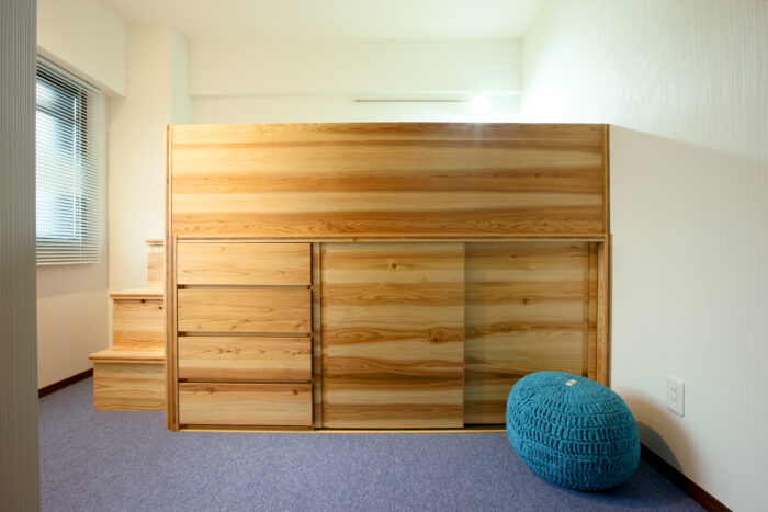 リフォーム施工事例：福島市　「収納家具で魅せる」マンションリノベーション