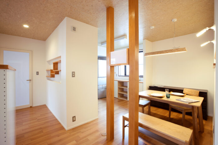 リフォーム施工事例：郡山市　限られたスペースを生かした家族空間