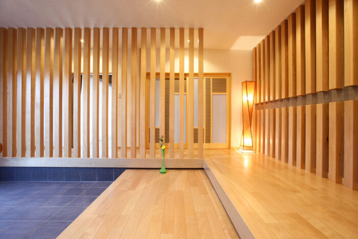 リフォーム施工事例：石川町　旅館風玄関のある家～S様邸親世帯～