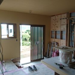オノヤ 白河リフォームショールーム ブログ「木工事終盤で今週には完了！内装・仕上げ工程へ」