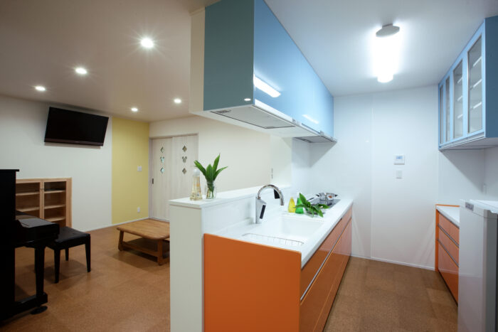 リフォーム施工事例：キッチンリフォーム　大人と子供が共有できる明るく楽しく過ごせる空間