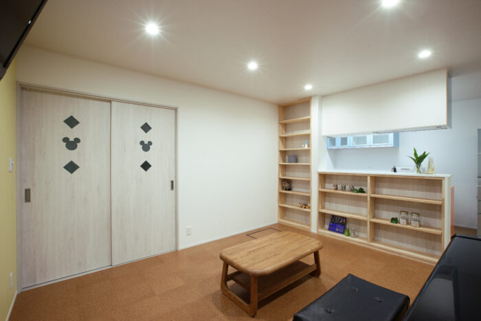 リフォーム施工事例：キッチンリフォーム　大人と子供が共有できる明るく楽しく過ごせる空間