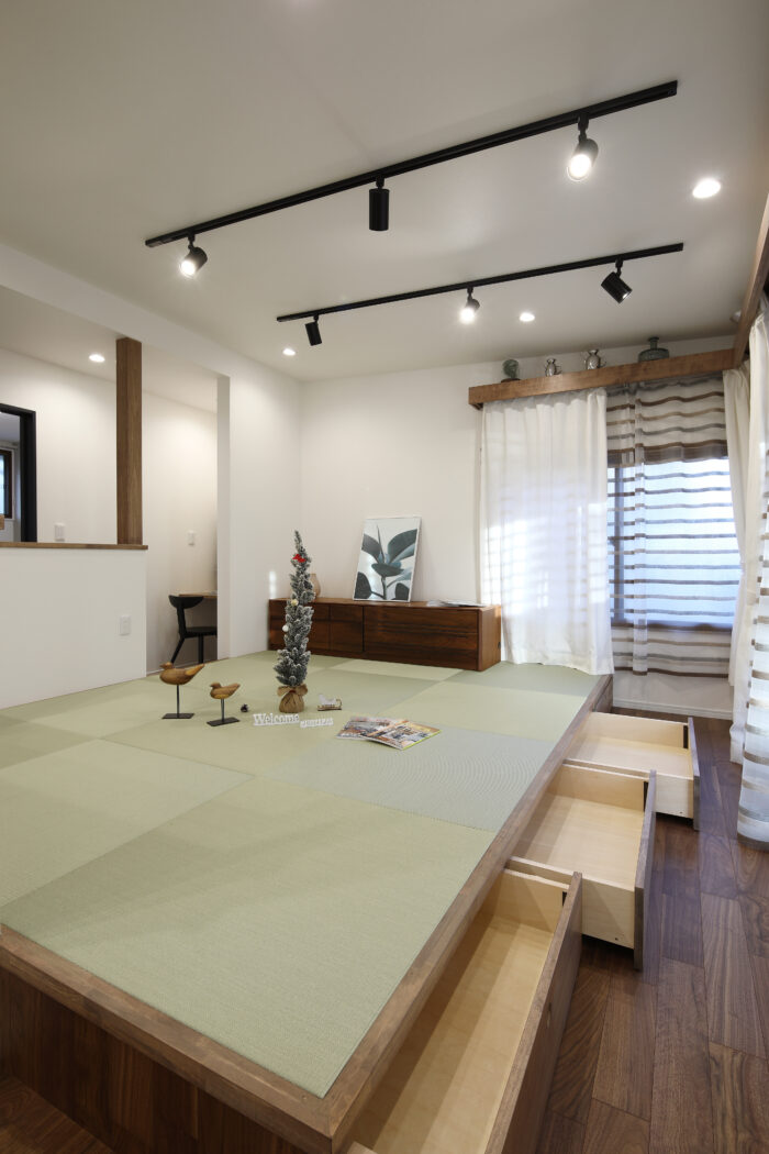 リフォーム施工事例:郡山市 小上がりが活きるカフェスタイルリフォーム