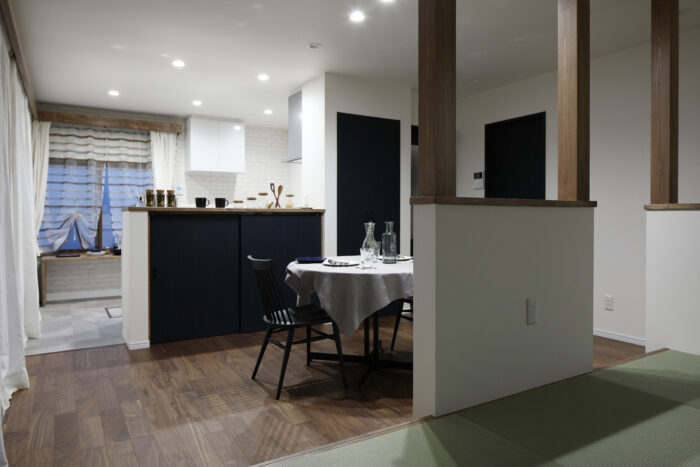 リフォーム施工事例:郡山市 小上がりが活きるカフェスタイルリフォーム