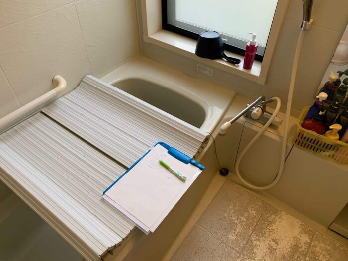 リフォーム施工事例：きれいな浴室へリフォーム Before