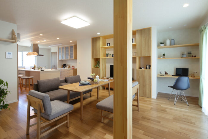 リフォーム施工事例:福島市 好きな和の雰囲気を空間に調和させた、家族みんなの“時”を楽しむ住まい