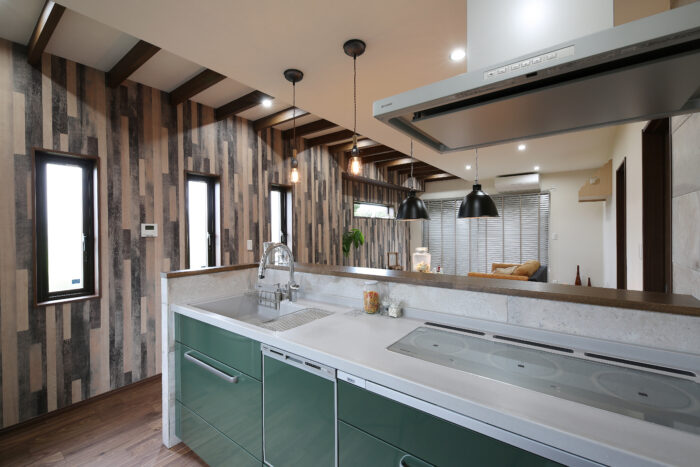 リフォーム施工事例:白河市 ヴィンテージテイストの二世帯住宅リフォーム