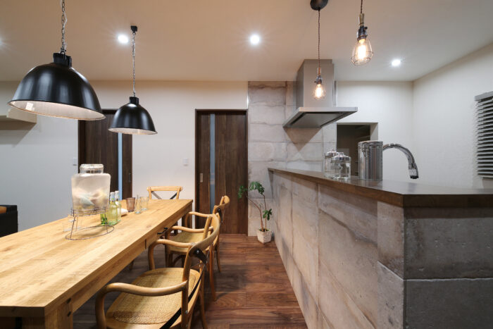 リフォーム施工事例:白河市 ヴィンテージテイストの二世帯住宅リフォーム