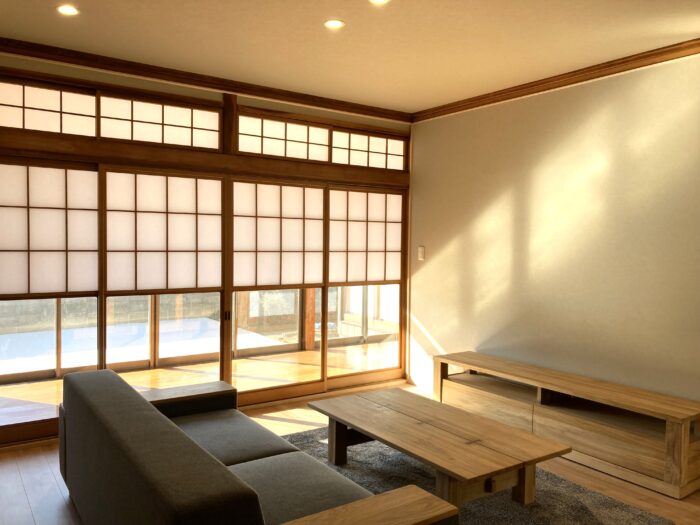 リフォーム施工事例:福島市 優しい雰囲気の空間へLDKリフォーム