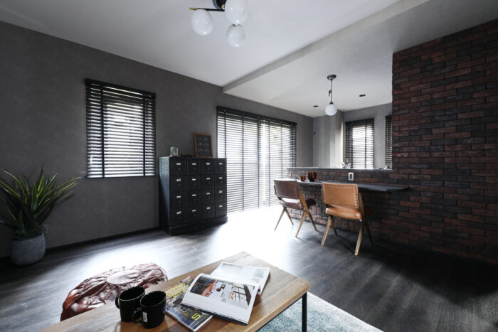 リフォーム施工事例:郡山市 ブリックタイルが映える空間へフルリフォーム