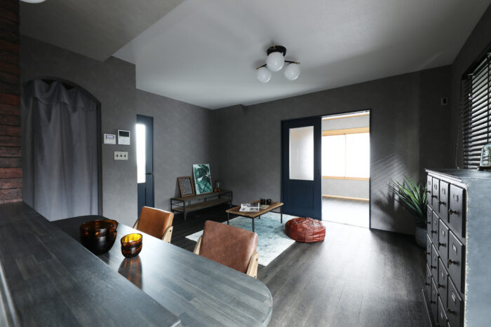 リフォーム施工事例:郡山市 ブリックタイルが映える空間へフルリフォーム