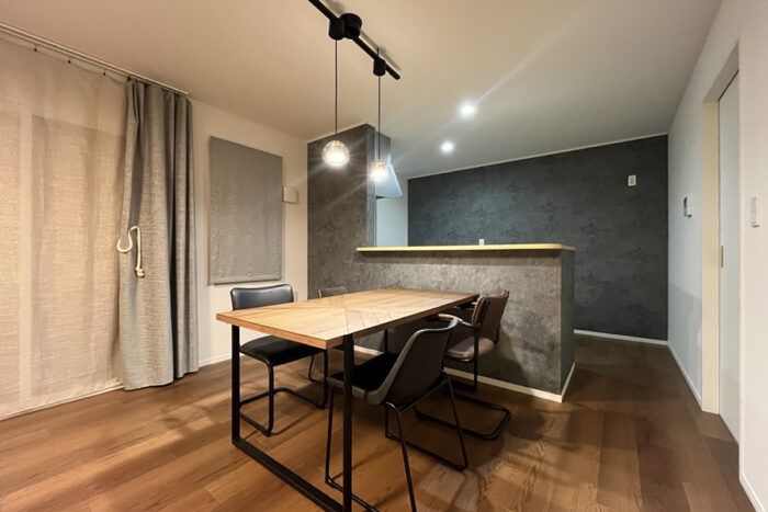 リフォーム施工事例：白河市　無骨と味わいが共存する空間