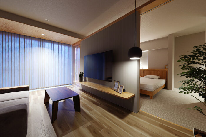 リフォーム施工事例：郡山市　ホテルライクな空間で過ごす日常