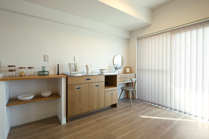 リフォーム施工事例:郡山市 心地よさと機能美を両立した、北欧ナチュラルな空間