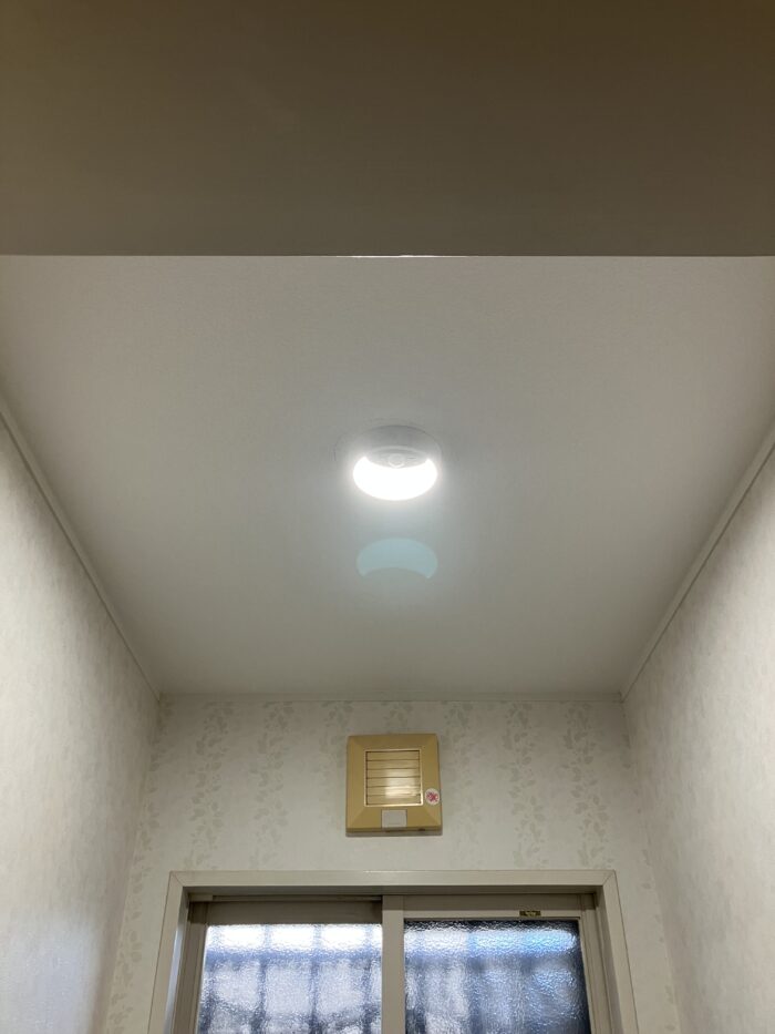 リフォーム施工事例:センサー付き照明 After
