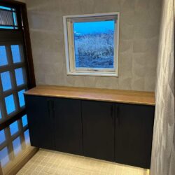 オノヤ 福島リフォームショールーム ブログ「福島市　玄関リフォーム工事　内装　収納」