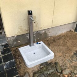 オノヤ 福島リフォームショールーム ブログ「福島市　リフォーム　外水栓柱　設備工事」