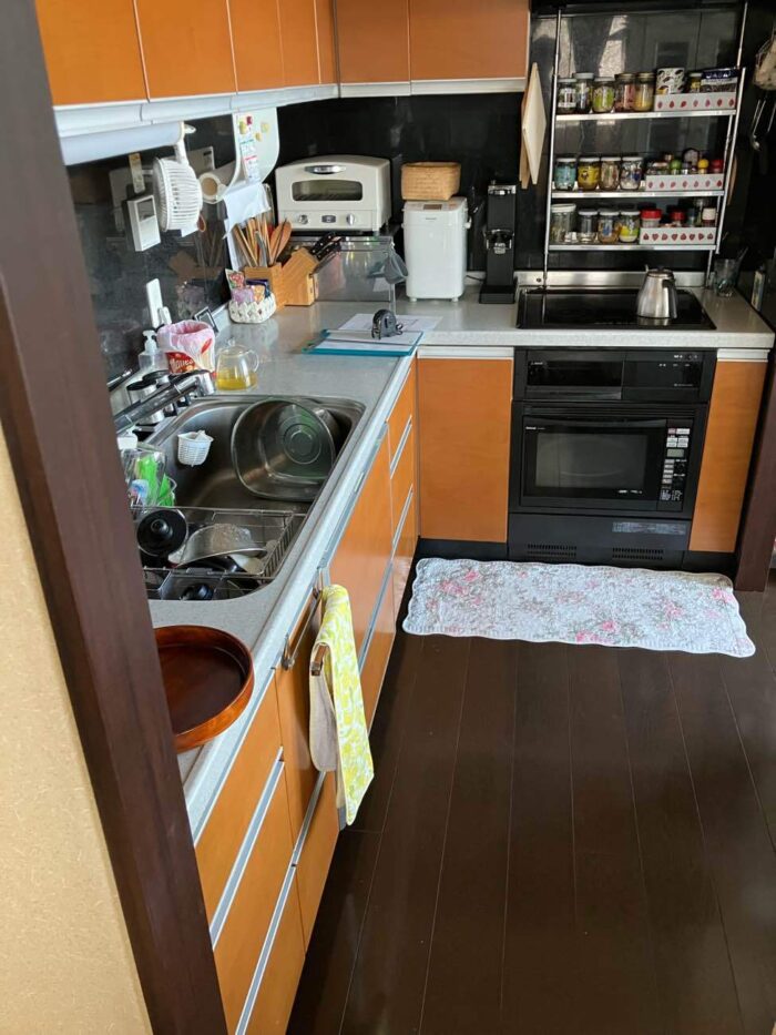 リフォーム施工事例：毎日の料理が楽しくなるキッチン Before