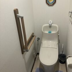 オノヤ 郡山リフォームショールーム ブログ「郡山市　リフォーム　トイレ手すり設置」