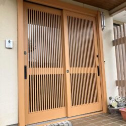 オノヤ 福島リフォームショールーム ブログ「福島市　玄関引戸リフォーム　防犯強化」
