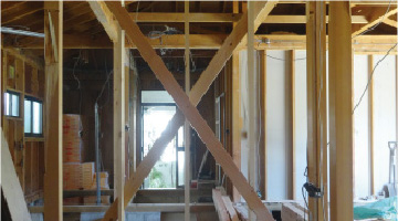 しっかりとした補強で新築以上の耐震性能