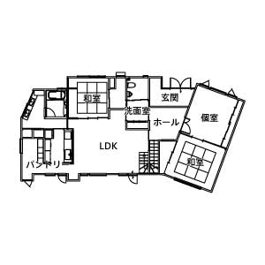 リフォーム施工事例：仙台市　光溢れるあたたかい暮らしへのリフォーム 間取り After