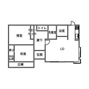 リフォーム施工事例：名取市　くつろぎの邸 間取り Before