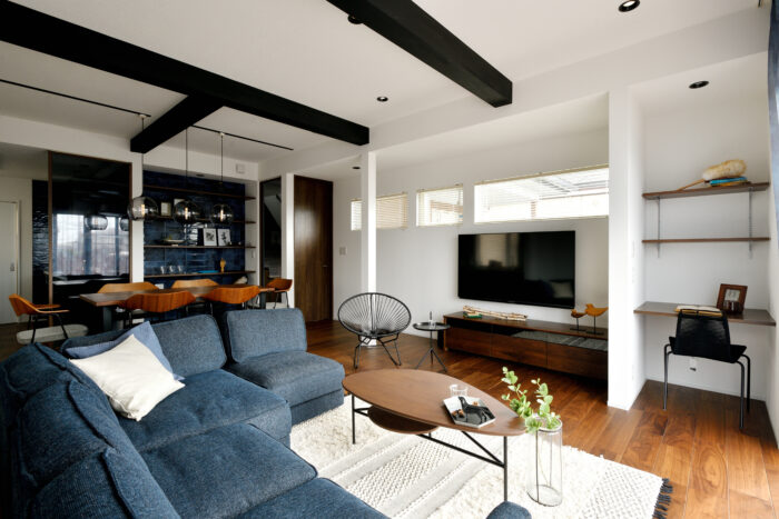 リフォーム施工事例:仙台市 大人のヴィラスタイル空間リフォーム