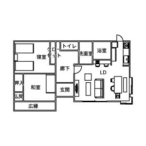 リフォーム施工事例：名取市　くつろぎの邸 間取り After