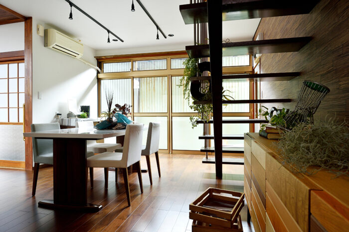 リフォーム施工事例：亘理郡　人が集う和モダンLDKリフォーム