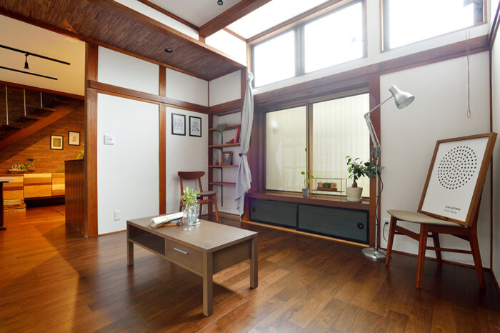 リフォーム施工事例：亘理郡　人が集う和モダンLDKリフォーム