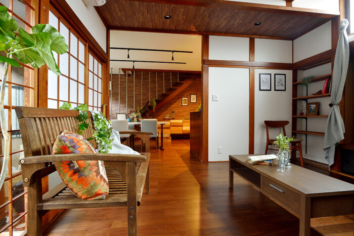 リフォーム施工事例：亘理郡　人が集う和モダンLDKリフォーム