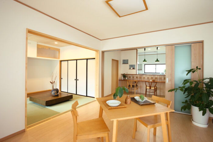 リフォーム施工事例：LDKリフォーム　家族を感じられるLDK