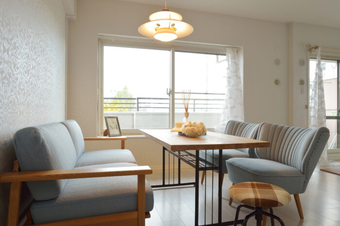 リフォーム施工事例：フルリフォーム　シンプルフレンチシックリフォーム